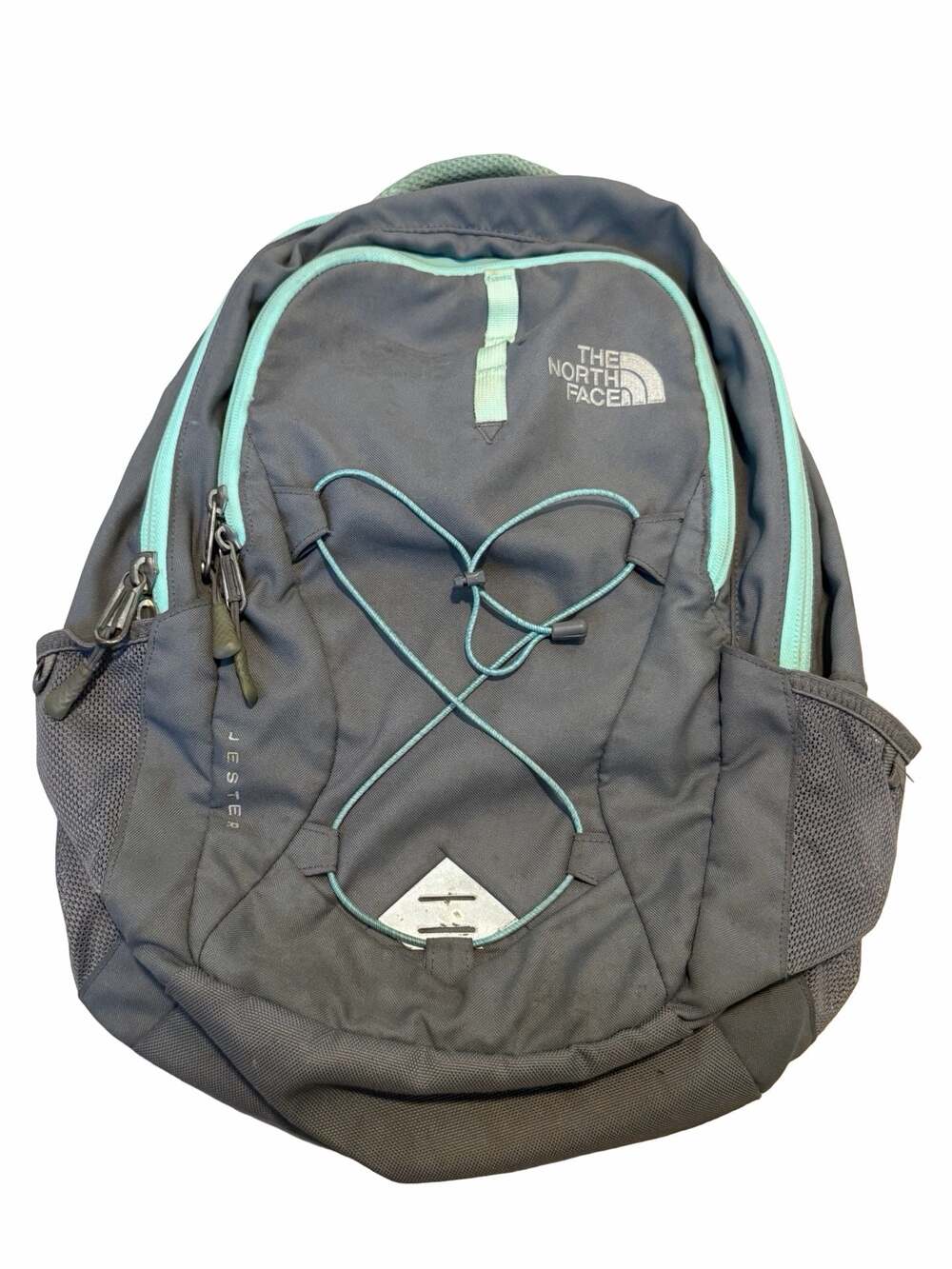 The North Face Jester FlexVent Backpack in Grey and Teal